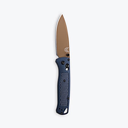 Bugout® Crater Blue Grivory Handle Folding Knife