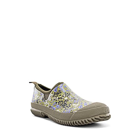 Women's Green Botanical Garden Slip-On's