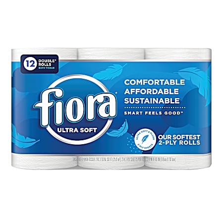 Ultra Soft Double Rolls Bath Tissue - 12 Pk