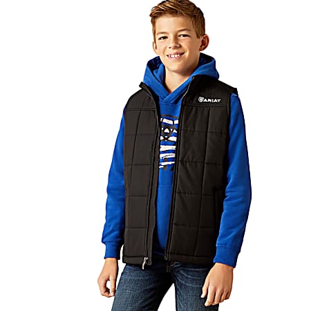 Boys' Black Crius Insulated Vest