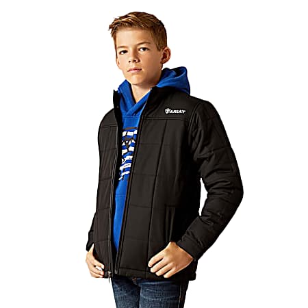 Boys' Black Crius Insulated Jacket
