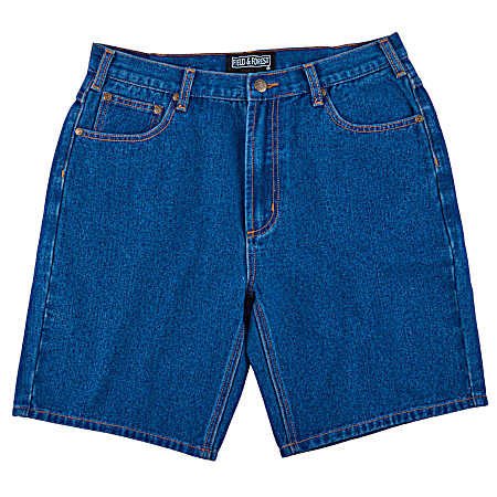 Men's Medium Stonewash Regular Fit Denim Shorts