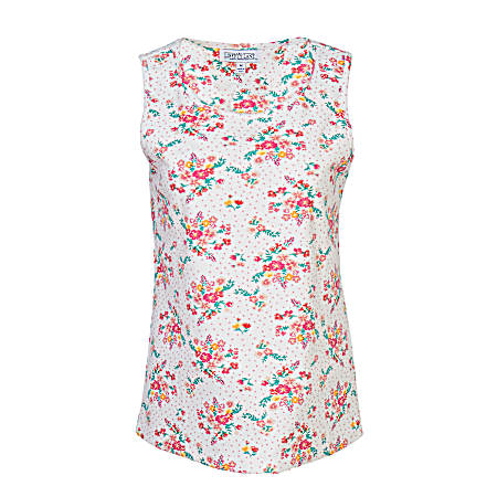 Women's Printed Jewel Neck Tank Top