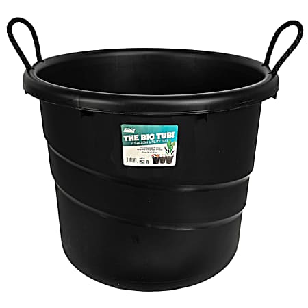The Big Tub 21 Gallon Utility Tub - Black