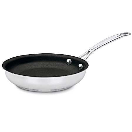 Chef's Classic 8 in Stainless Steel Nonstick Skillet