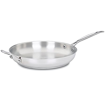 Chef's Classic™ Stainless 12 in Skillet with Helper Handle