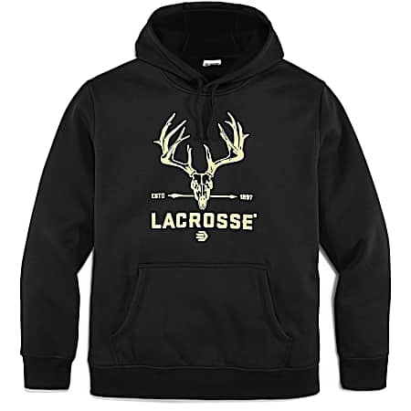 Men's Black Whitetail Pullover Hoodie