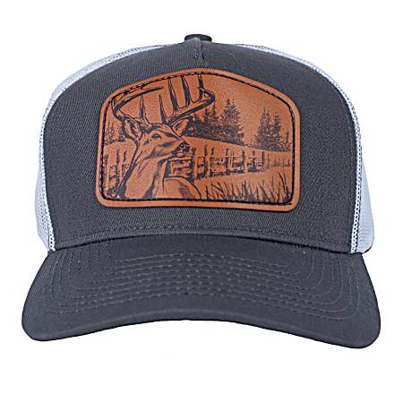 Men's Brown Big Buck Patch Cap