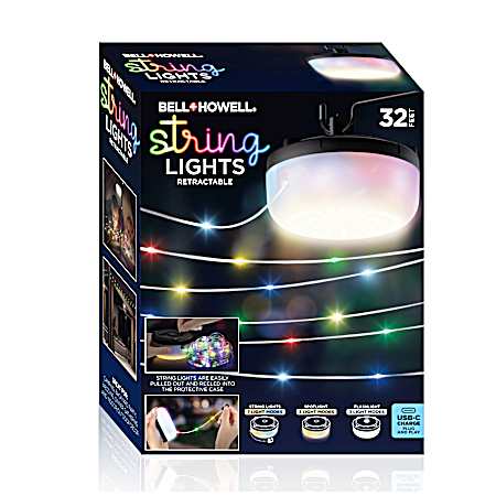 32 ft. Retractable String Lights