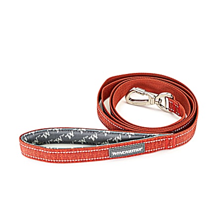 6 ft Deluxe Rope Leash - Ketchup