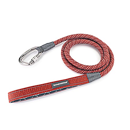 6 ft Deluxe Reflective Carabiner Dog Leash - Ketchup