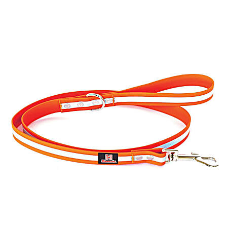 3.5 ft Hunt Dog Leash - Orange Reflective