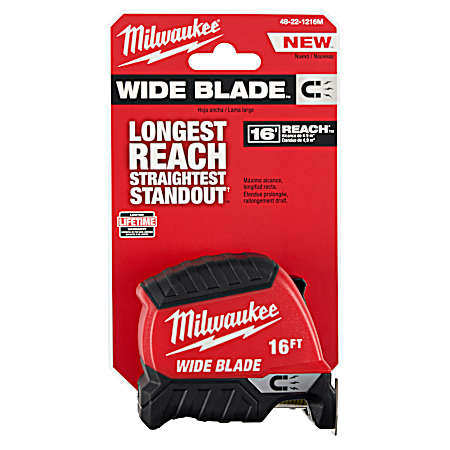 Wide Blade Magnetic Tape Measure