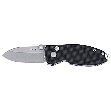 Squid™ Button Lock Folding EDC Pocket Knife - Black