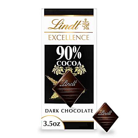 3.5 oz 90% Cocoa Dark Chocolate Candy Bar