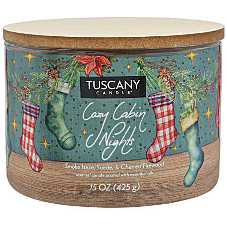 15 oz Cozy Cabin Nights Candle