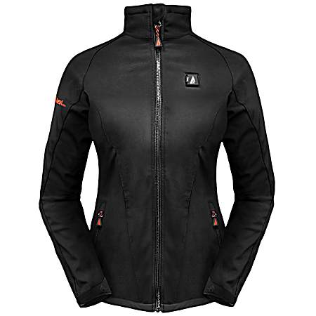 Women's Black 5V Battery Heated Jacket