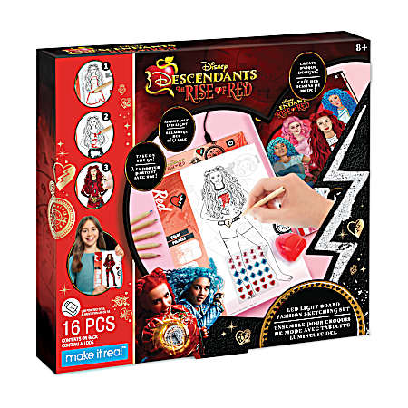 Descendants 4 Rise of Red LED Light Board Fashion Sketching Set