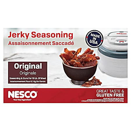Original Jerky Seasoning & Cure for 18 lbs of Meat