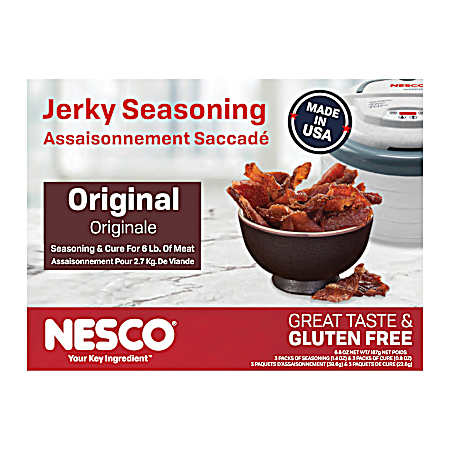 Original Jerky Seasoning & Cure for 6 lbs of Meat