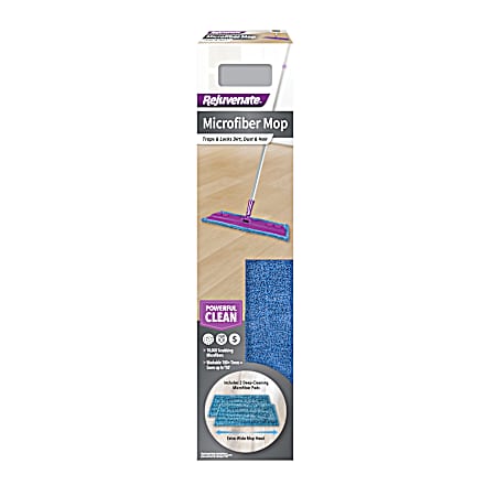 Microfiber Mop Kit with 2 Microfiber Pads