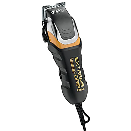 Extreme Grip Pro Hair Clipper - Black/Silver/Yellow
