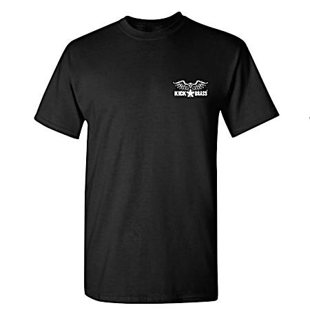 Men's Black For God & Country Short Sleeve Shirt