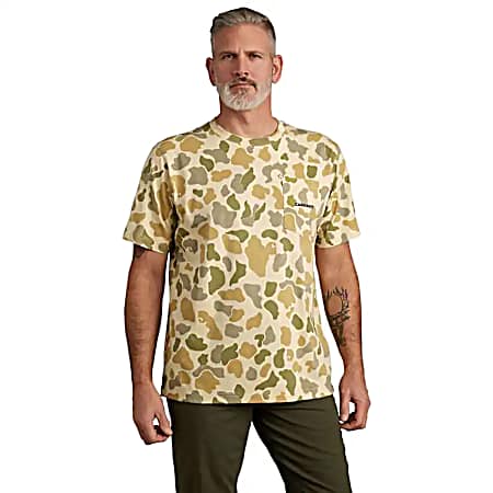 Men's Beach/Signature Camo Graphic Short Sleeve Shirt