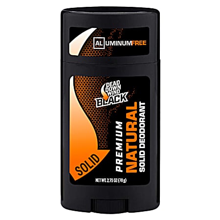 2.75 oz BLACK Premium Natural Solid Deodorant