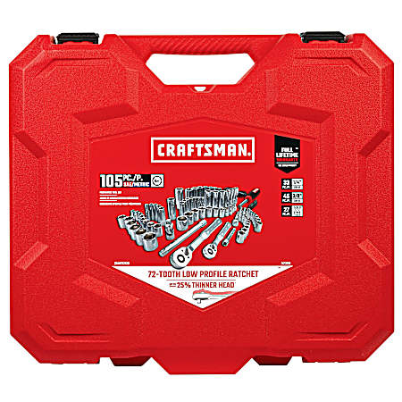 105 Pc Mechanics Tool Set