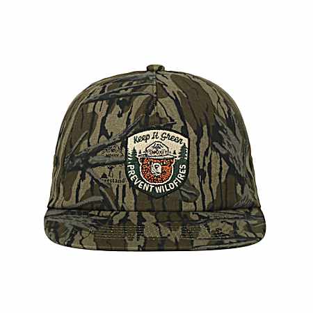 Men's Mossy Oak Smokey Bear Snapback Cap