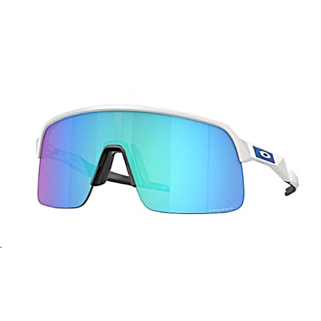 Men's Sutro Lite Matte White Prizm Sapphire Sunglasses