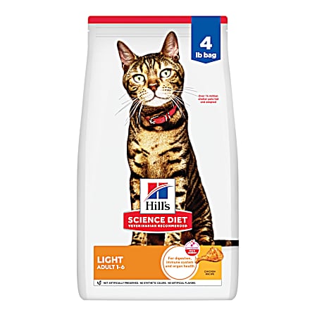 Science Diet Adult 1-6 Light Chicken Recipe Dry Cat Food