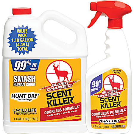Scent Killer Super Charged Scent Killer Spray Combo