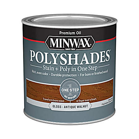 Antique Walnut PolyShades Stain & Polyurethane in 1 Step