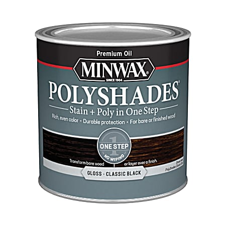 Classic Black PolyShades Stain & Polyurethane in 1 Step