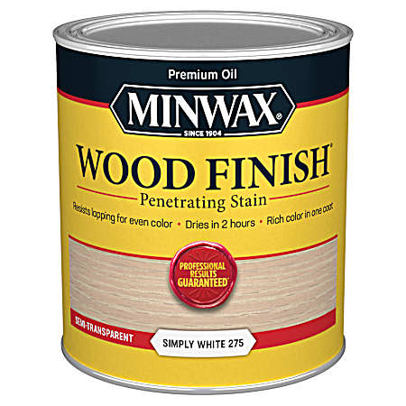 Simply White 275 Wood Finish Penetrating Stain
