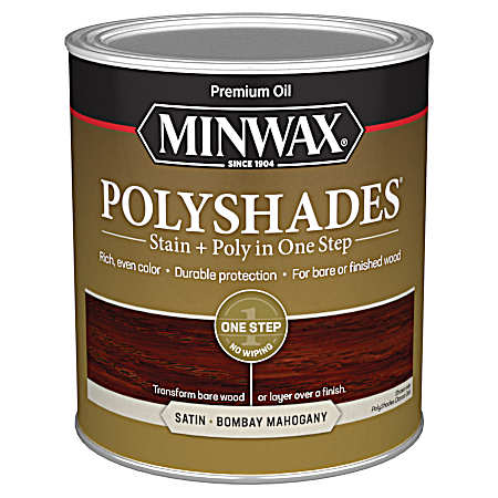 Bombay Mahogany PolyShades Stain & Polyurethane in 1 Step
