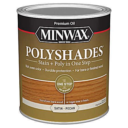 Pecan PolyShades Stain & Polyurethane in 1 Step