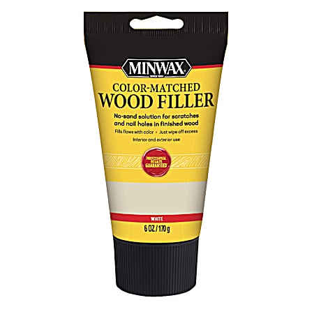 6 oz White Color-Matched Wood Filler