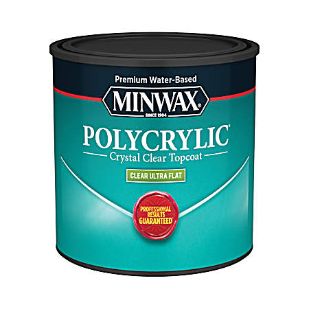 Clear Matte Water-Based Polycrylic Protective Finish