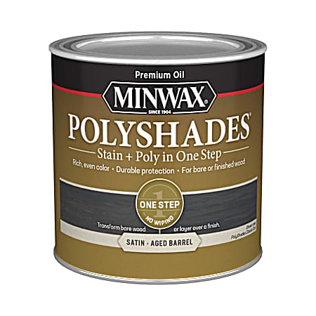 Aged Barrel PolyShades Stain & Polyurethane in 1 Step