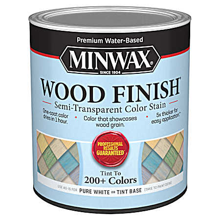 1 qt. Wood Finish Semi-Transparent Color Stain - White Tint Base