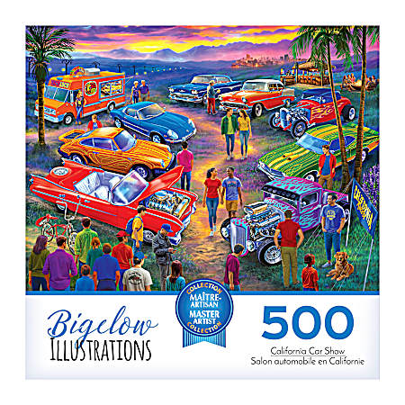500 Pc Bigelow Illustrations Jigsaw Puzzle Assortment