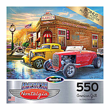 550 Pc American Nostalgia Jigsaw Puzzle Assortment