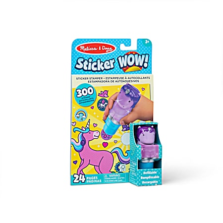 Sticker WOW! Activity Pad & Sticker Stamper - Purple Unicorn