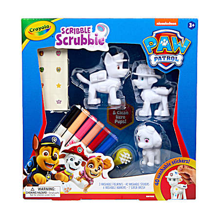 Scribble Scrubbie Paw Patrol 3 ct Deluxe Set
