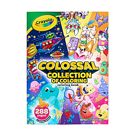 288 pg Coloring Book Colossal Collection of Coloring