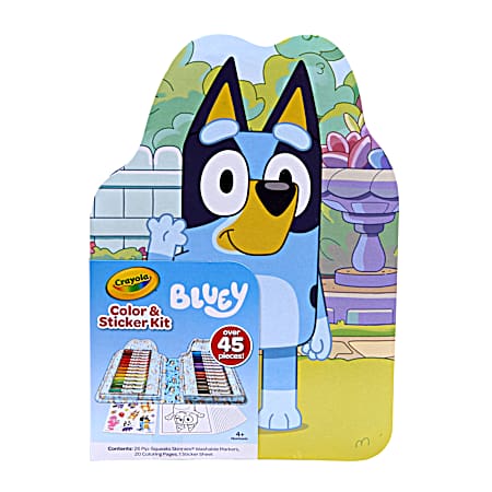 Color & Sticker Kit Bluey