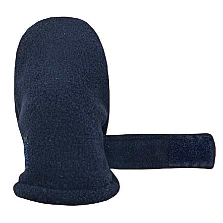 Toddler's Navy Easy-On Mittens